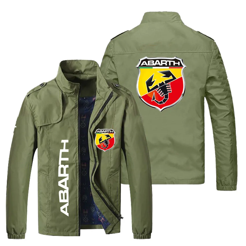 

Bountique racing men's jacket 2021 sports casual men's zipper spring and autumn fashion slim jacket ABARTH Car Jacket