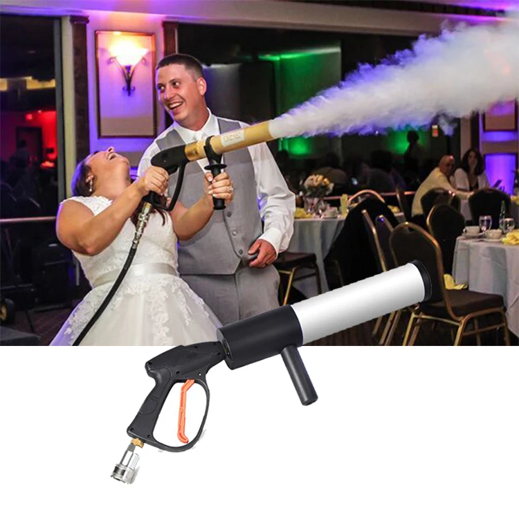 

LED Hand Hold CO2 Gun Cryo CO2 Jet Light Gun Confetti Real Metal Cannon Dj Equipment Wedding Stage Effect