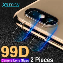 99D Защитное стекло для задней линзы на iPhone X XS Max XR Xs 7 8 6 6S Plus 7 8 X защитная пленка для экрана камеры из закаленного стекла