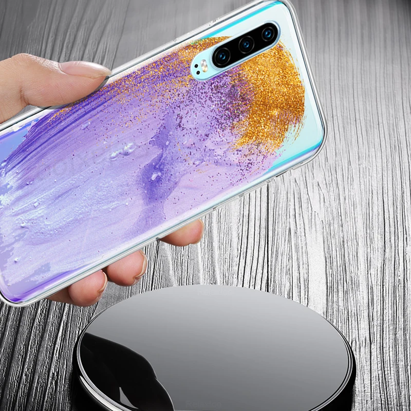 Цветной чехол для huawei p30 pro p 30 lite smart Z plus Y9 2019 с рисунком honor 10i 20i мягкий модный