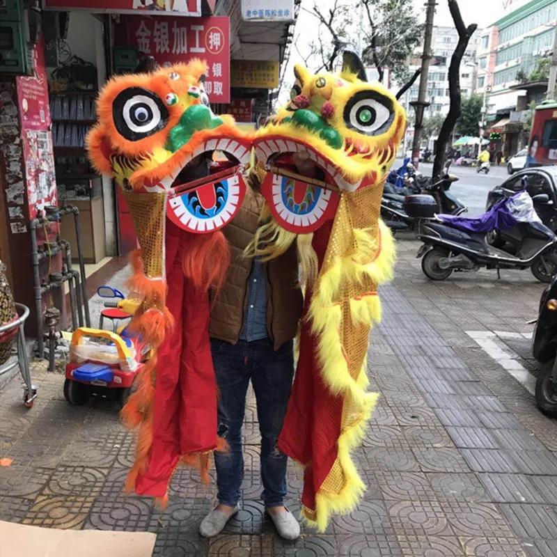 Китайский костюм талисмана для танца льва Детский детский танцевальный