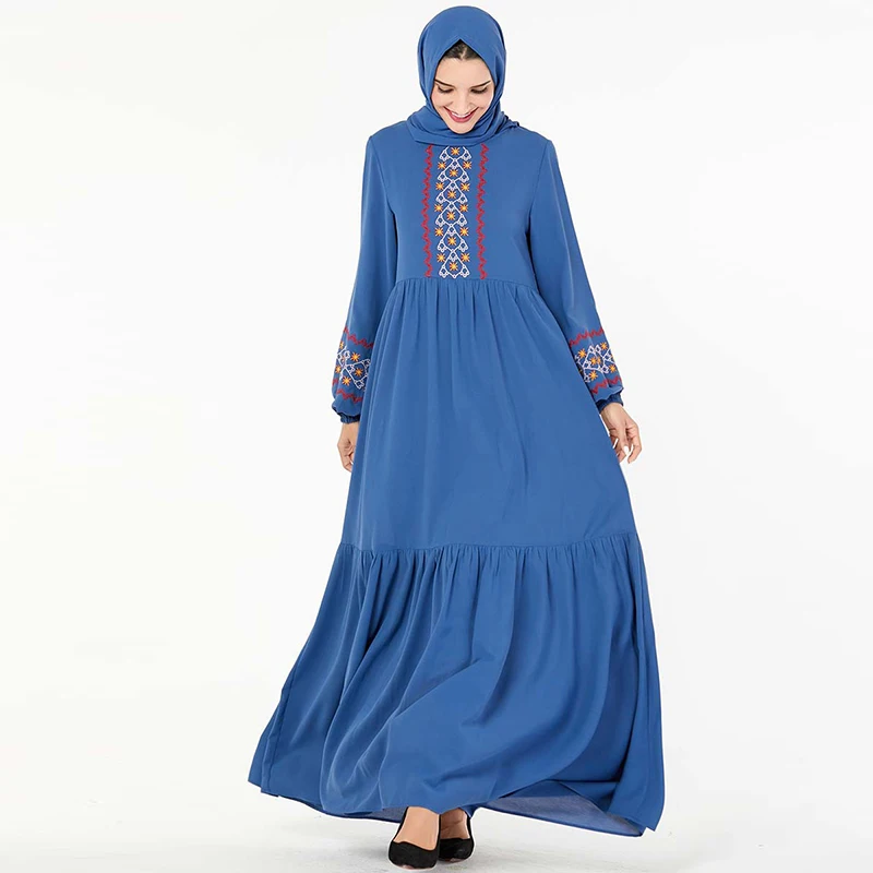 Турецкая абайя Дубайский мусульманский женские платья Хиджаб/кафтан ислам ic