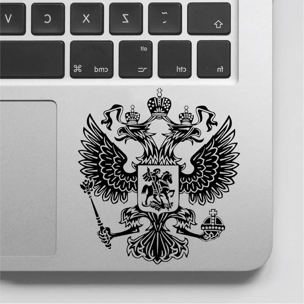 

30X27CM Russian Badge Car Sticker Decal Waterproof Car Coat of arms of Russia Trunk Sticker Rear Windshield