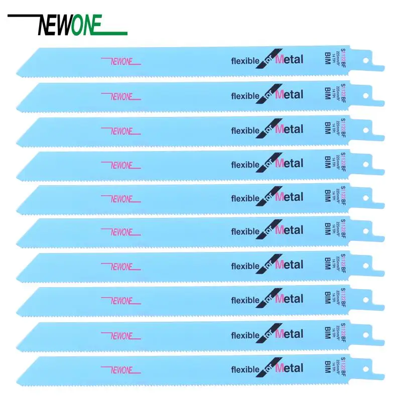 

Полотна для пилы Newone, 225 мм, многофункциональные, для биметаллической сабельной пилы, аксессуары для электроинструментов