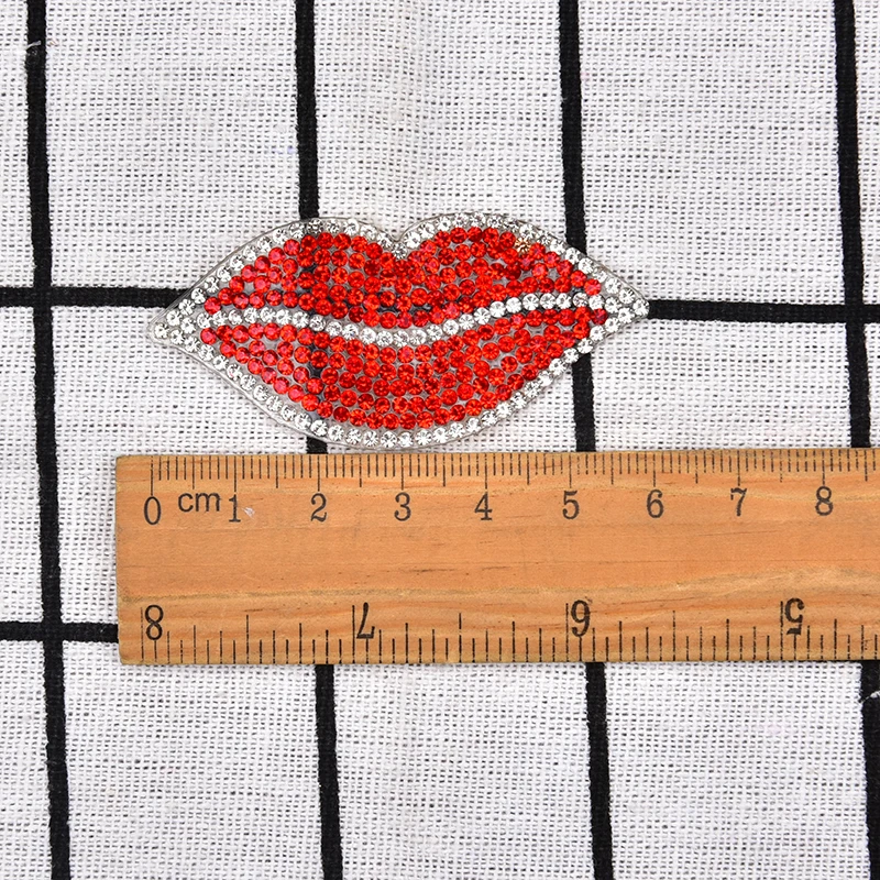 20 шт. аппликация для сексуальных губ кристалл горячий бриллиант узор Стразы