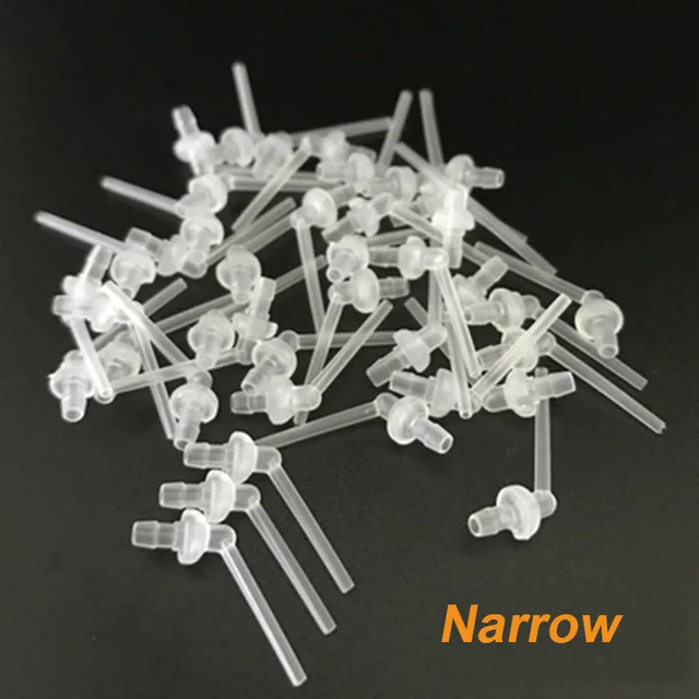 narrow tips 50 шт. смесительная трубка изогнутая насадка одноразовые стоматологические отверждения смесительные наконечники 1:1 для отбеливания смолы отвердитель Стоматологический материал - Цвет: narrow tips