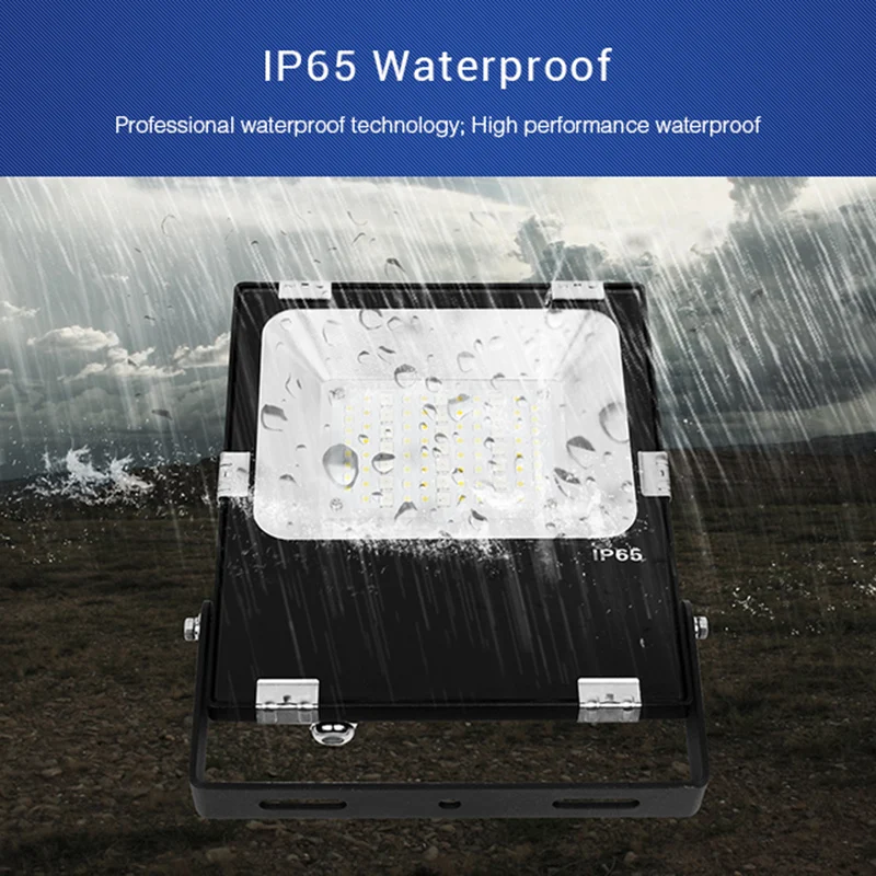 

Miboxer FUTT03 Waterproof IP65 30W RGB+CCT LED Floodlight 110V 220V RGB LED Outdoor Light Garden lamp Green space/Park