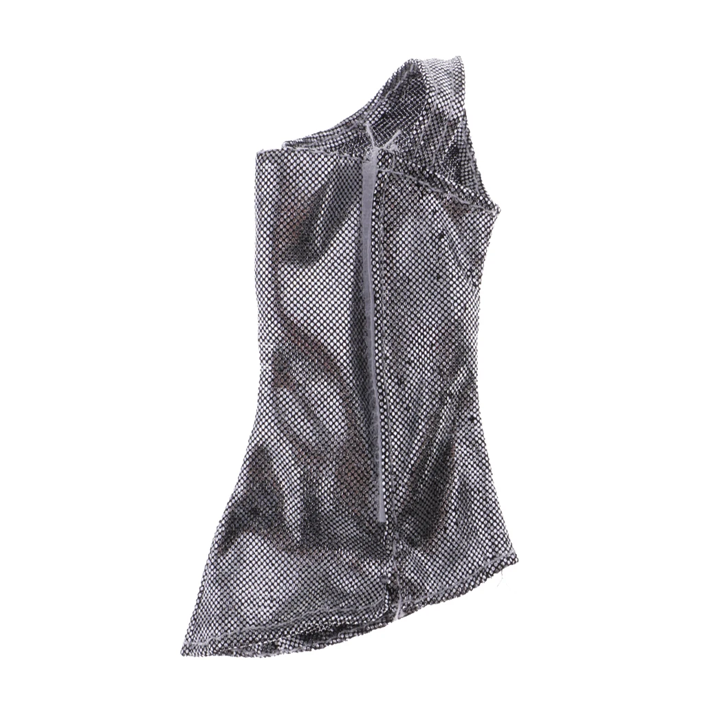 

Платье в черную полоску с бантом для куклы