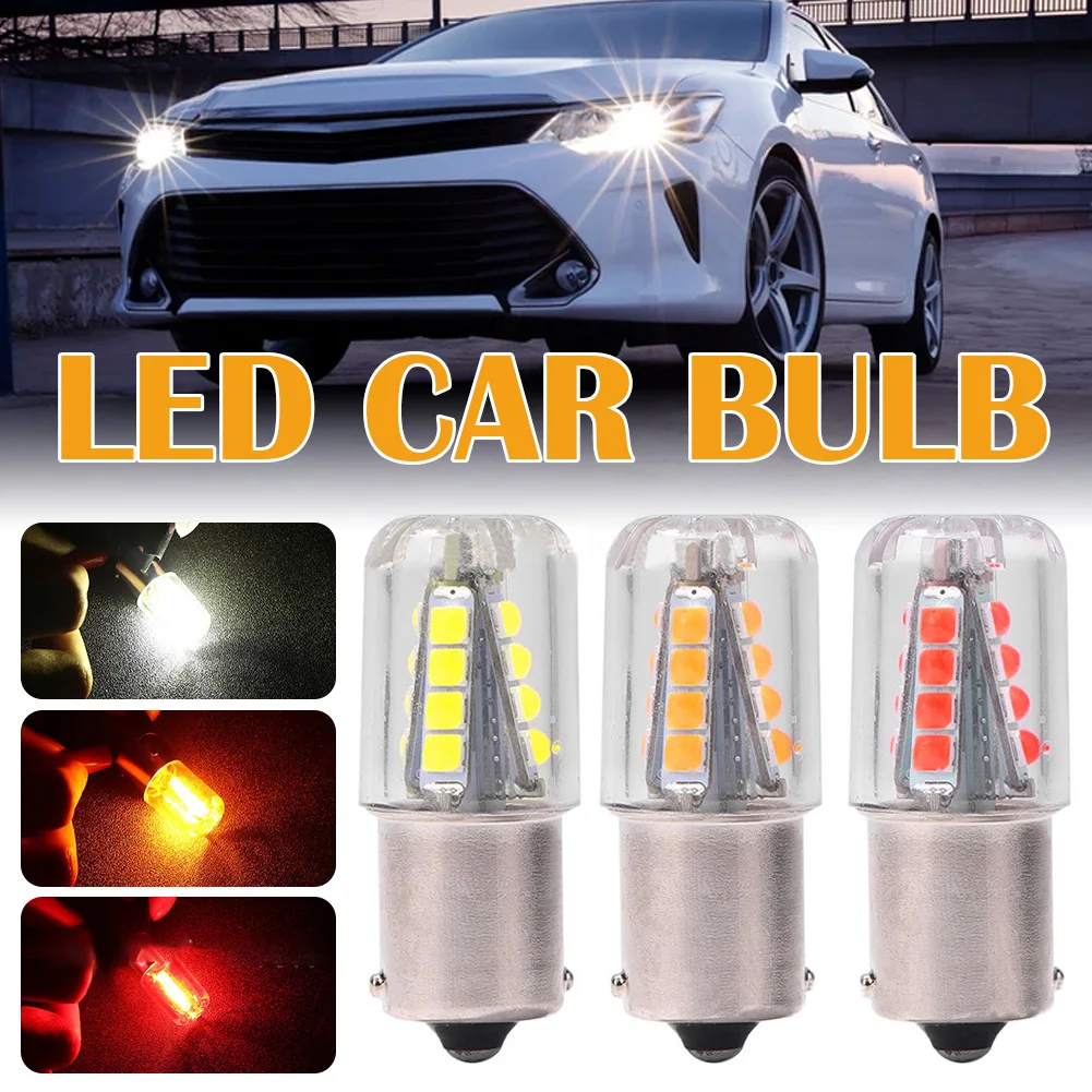 

12V DC Car LED Bulb Head Light 1156 1157 3030-SMD Turn Signal Backup Reversing Taillight Brake Lights BA15S P21W BAY15D P21/5W