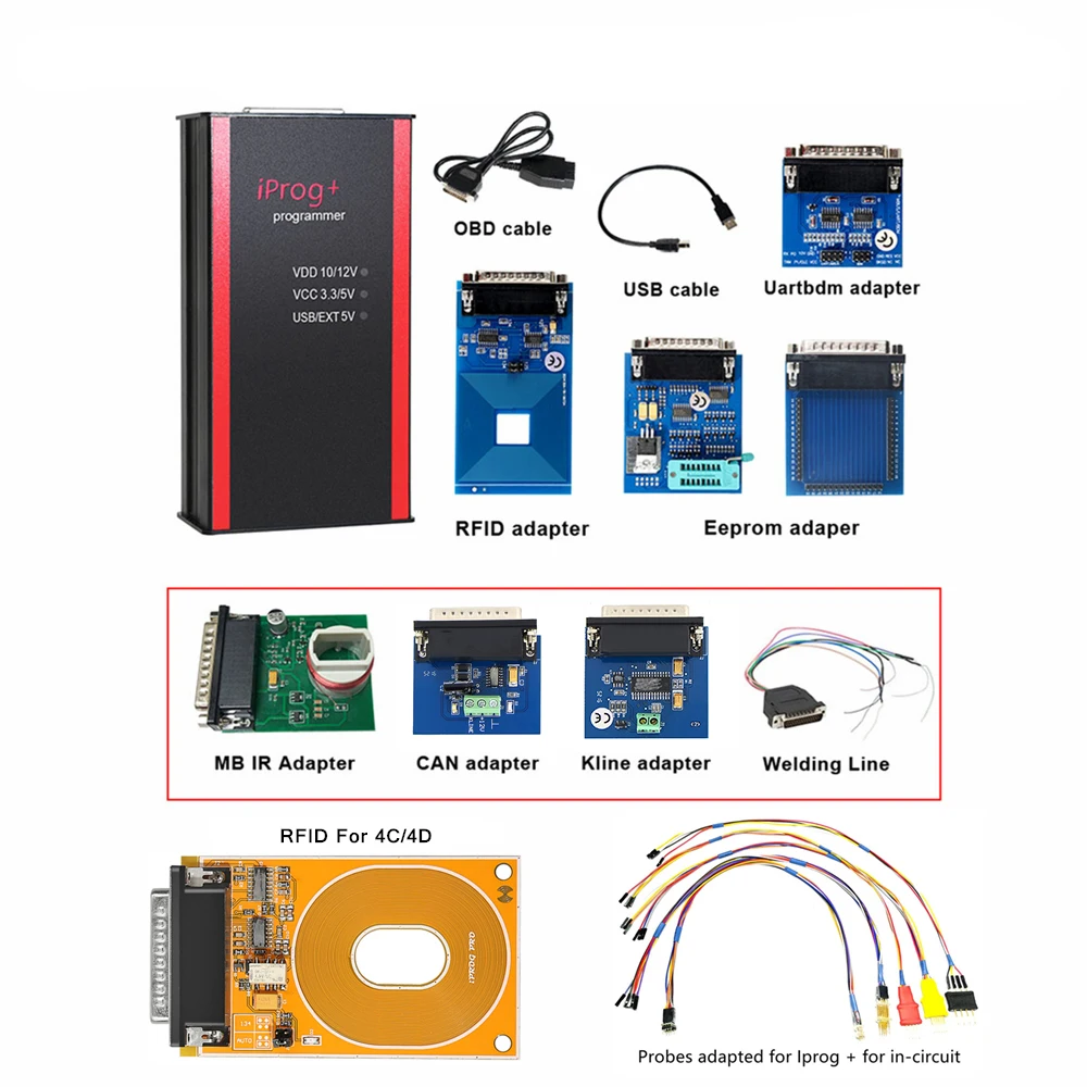 Программатор iProg Pro V85 поддержка IMMO + коррекция пробега сброс подушки безопасности