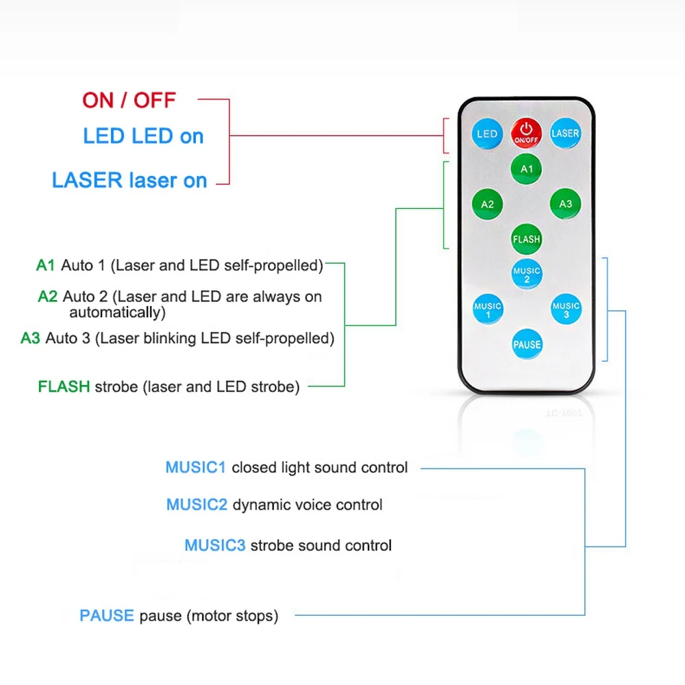 

Led Starlight Atmosphere Lamp USB Wireless Voice Control Lamp AAA Battery Projection Lamp Starry Decoration Lamp for Party