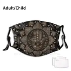 Hamsa Ручная Рука Фатимы в фотографиях Смешные многоразовые фильтры Pm2.5 маска для лица Hamsa рука Khamsa рука Фатимы