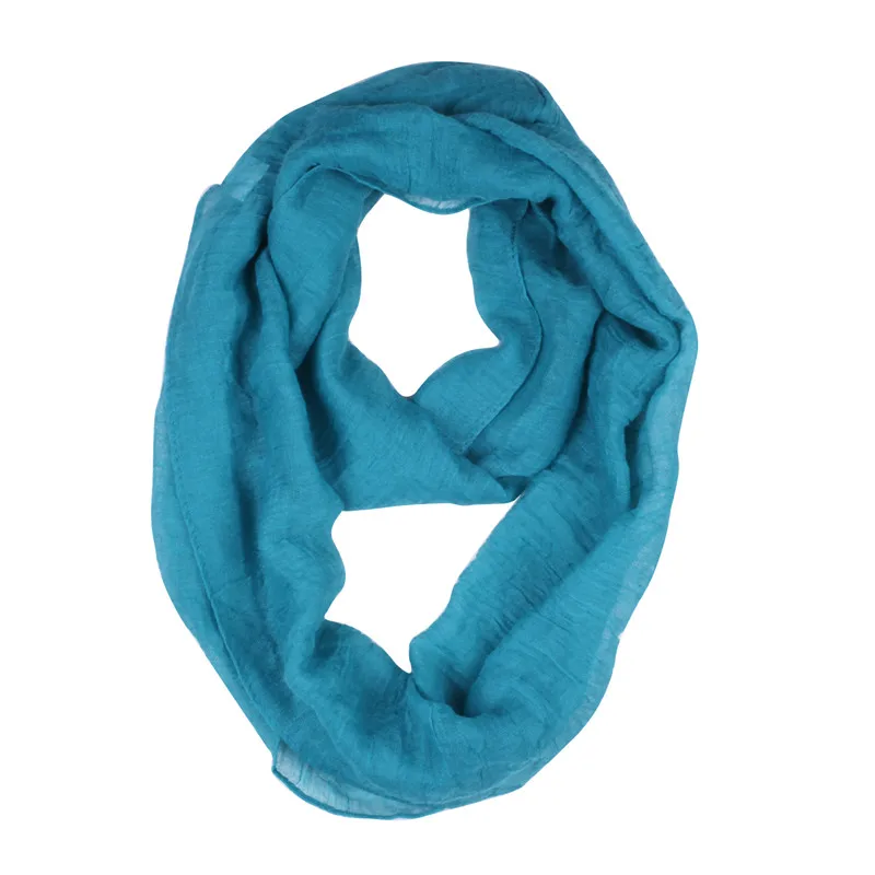 Детский шарф из вискозы детский однотонный хлопка для девочек и мальчиков 19