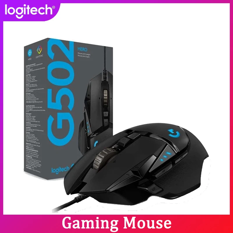 

Logitech G502 HERO/G402 High Performance Gaming Mouse Engine with 16,000 DPI Programmable Tunable LIGHTSYNC RGB for Mouse Gamer
