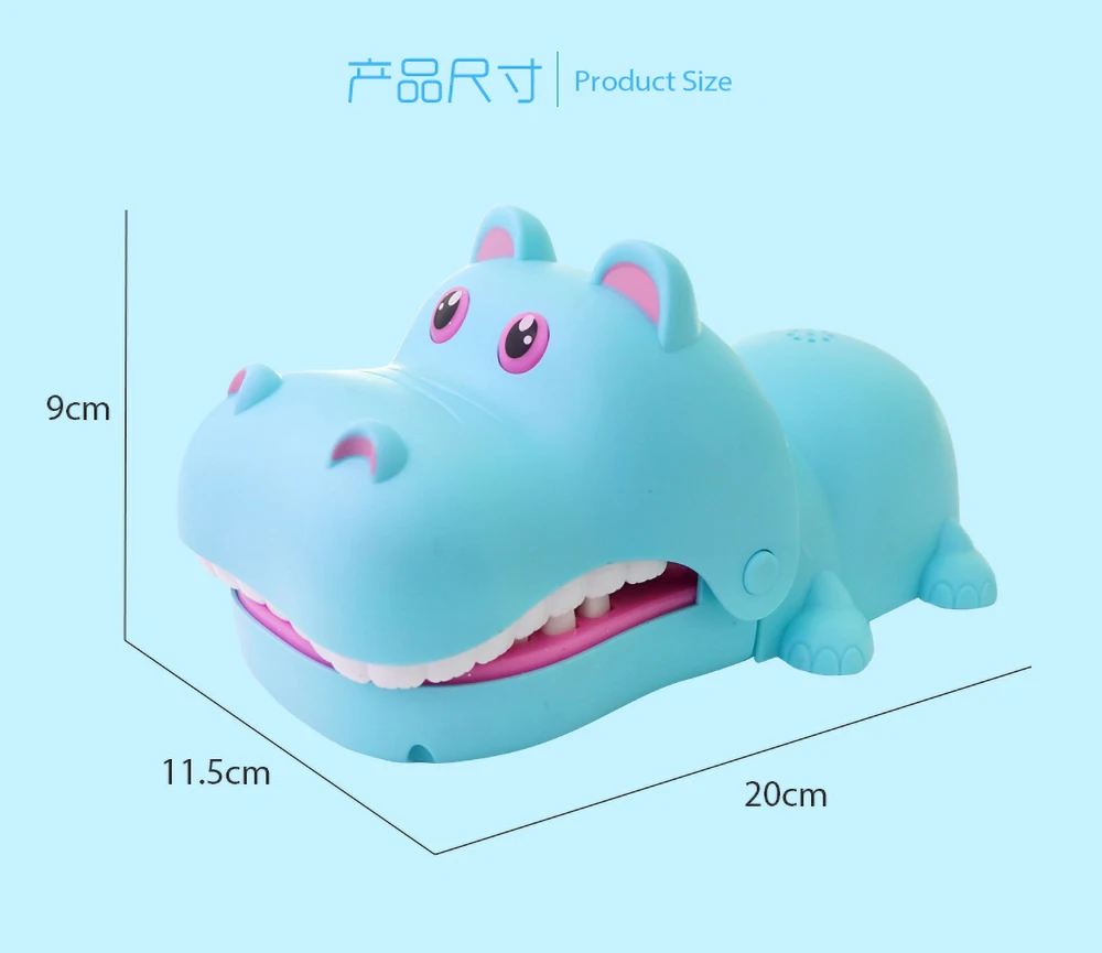 Bitting Toys Kwaii Hippo Bitting детские игрушки образовательные игрушки для детей игрушки для мальчиков подарок на день рождения игрушки для мальчиков 6 лет
