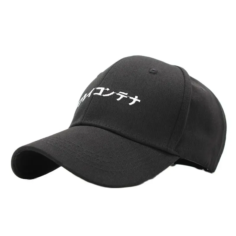 Fashion Japanese Baseball Cap Men Women Harajuku Hip Hop Hat Pink White Black Caps | Аксессуары для одежды