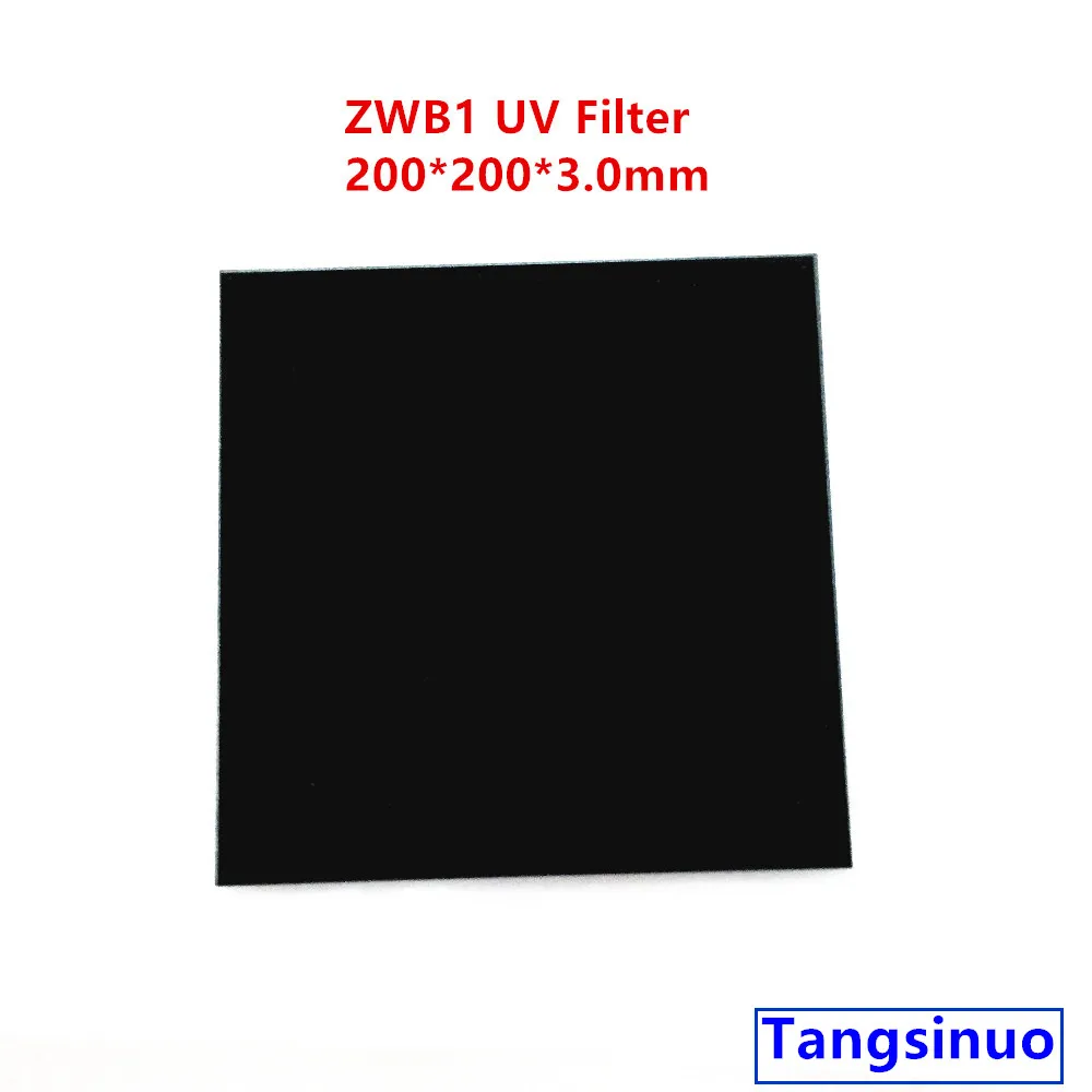 200*200*3mm ZWB1 UG11 UV Pass Filter Glass for 302nm 312nm light source transilluminator | Инструменты