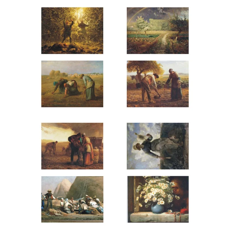 1 шт. известная масляная живопись Джинса Франсуа проса сделай сам необработанная