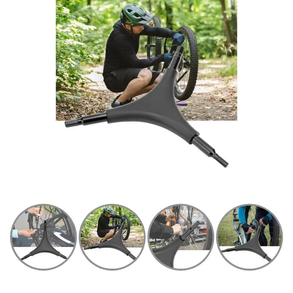 

Steel Universal Lightweight Compact Trigeminal Wrench Sturdy Three-Way Wrench Anti-oxidation for Repair