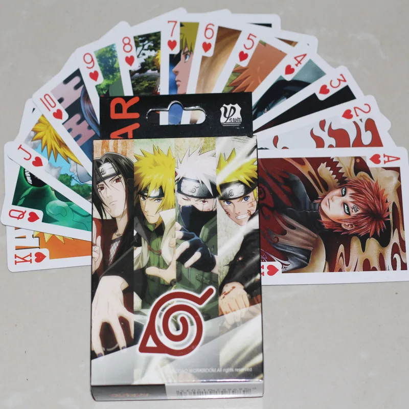 

Anime THE AKATSUKI ORGANI ZATION Action Figures Poker Cards Board Game Party Game Collectible Cards For Kids Gifts