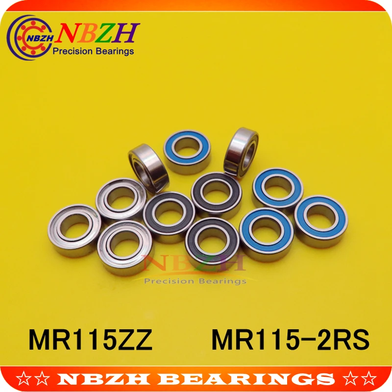 10 шт. шарикоподшипники MR115ZZ SMR115ZZ 5x11x4 мм глубокий паз MR115/MR115 2RS/10 шт./партия MR115ZZ|zz| |