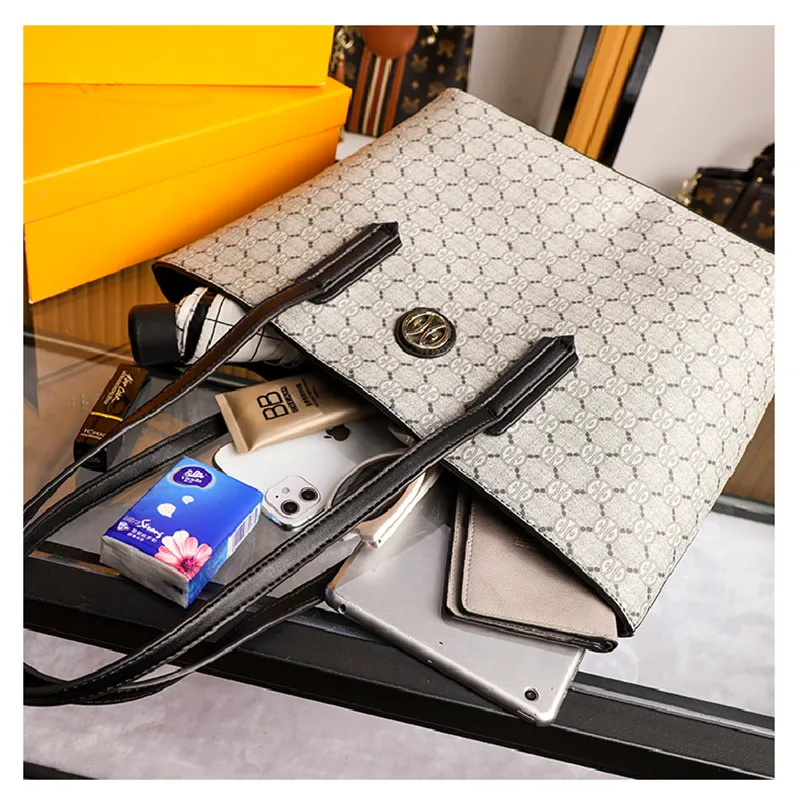 

Genuine Leather Women Totes 2021 New Fashion Larger Capacity Handbags Ladies Designer Purses and Handbags Sac Bandouliere Femme