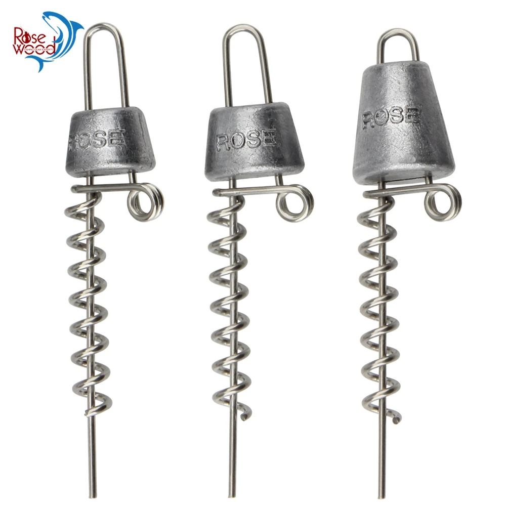 Палисандр мульти глубина винт и свинца рыболовные веса пополнения пакет для Shad