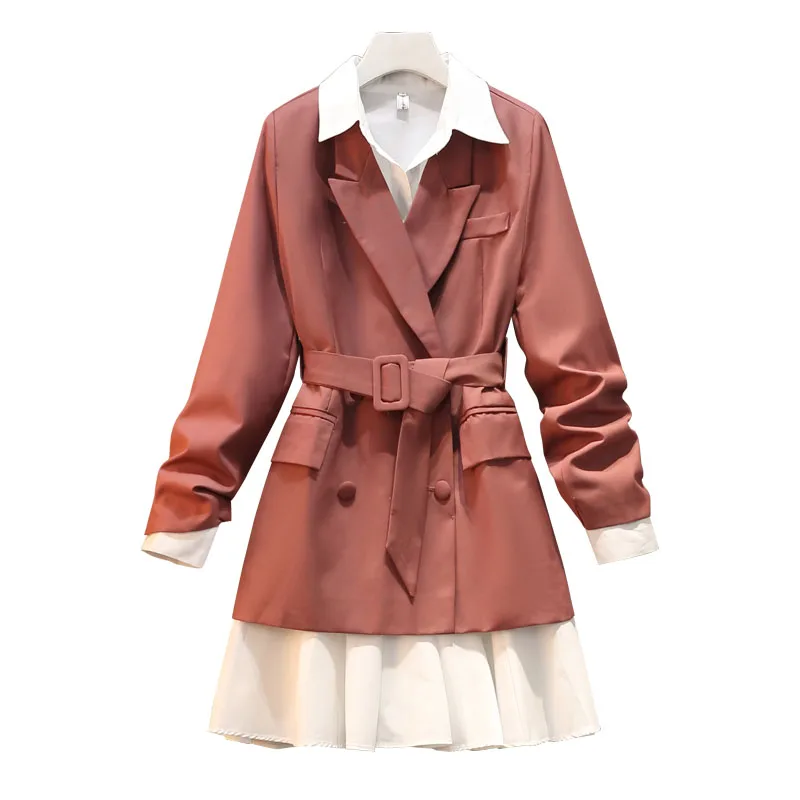 Женские деловые костюмы офисный комплект из двух предметов блузка большого