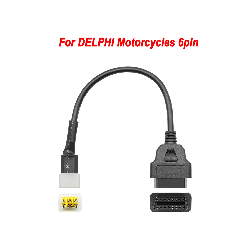 Соединительные кабели OBD2 для мотоцикла Удлинительный кабель OBD 2 Harley 4/6Pin Ducati Для