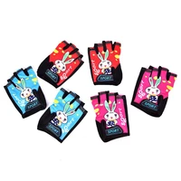 children half finger gloves riding cycling breathable for sports anti slip