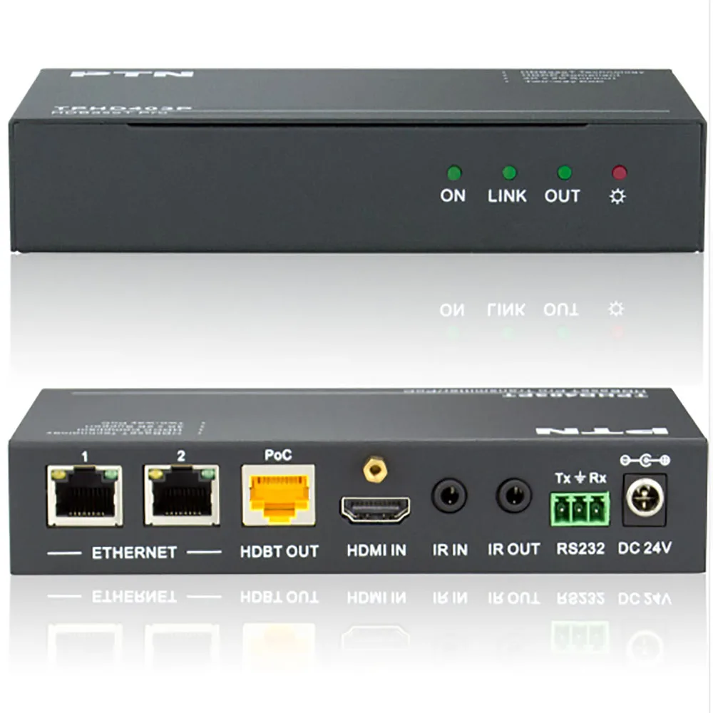 4K HDbaset HDMI расширитель ИК RS232 Ethernet CEC POH X 2 K/30 hz/60 M 1080 P/90 | Электроника