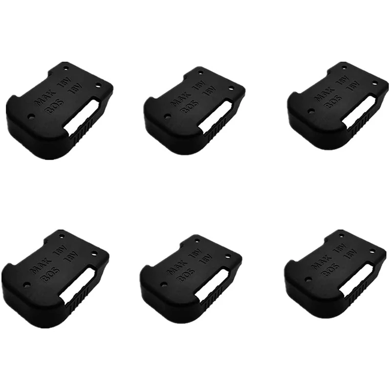 

6Pcs Battery Brackets, Battery Holders, For ABS Tool Stealth Holders For Replacement For /Makita 18V Li-Ion Battery