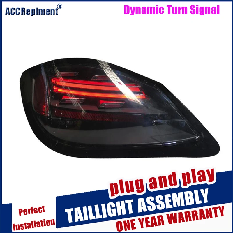 

Dynamic turn signal tail lights For Cayman 987.2 Taillights LED DRL Daytime Running lights Rear parking lights 2009-2012
