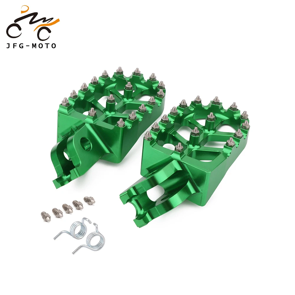 Мотоцикл 2019 ЧПУ подножки педали подставки для ног KAWASAKI KX250 KX450 KX250F 06 18 KX450F 07 KLX450R 08