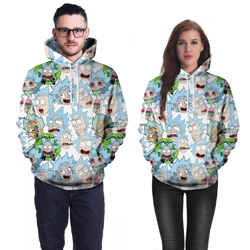 

Woman Men Anime Cartoon 3D Print Hoodies Sweatshirt Halloween Cosplay Costumes Party Role Play Dress Up Hooded Shirt Outfit