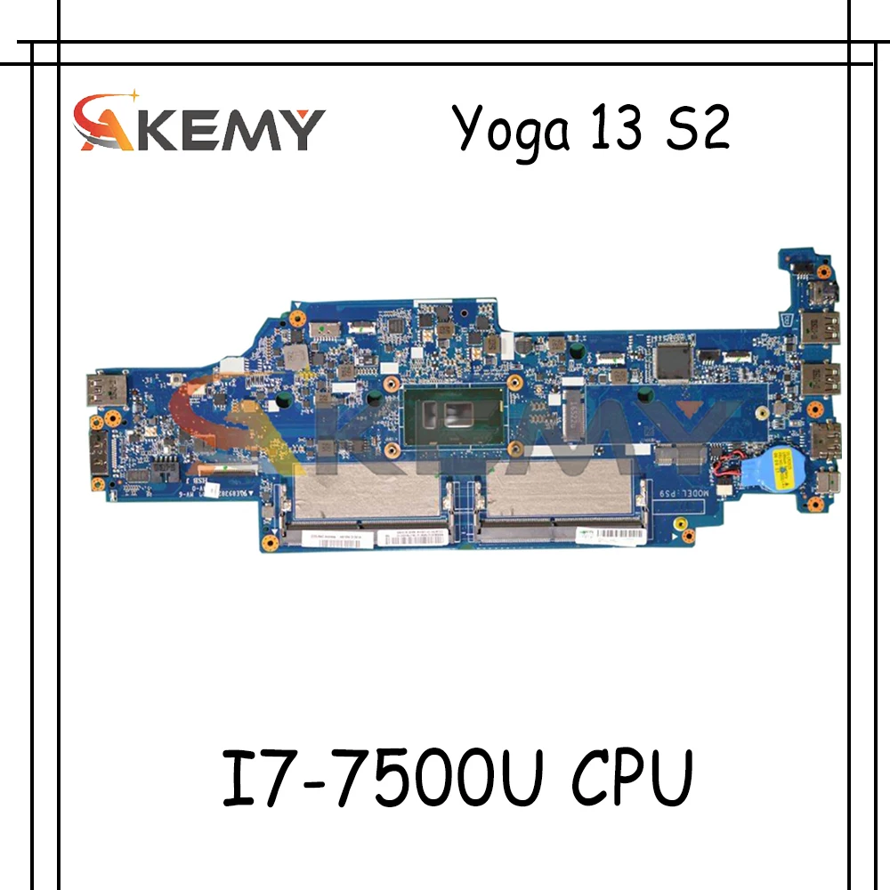 

For LENOVO Thinkpad Yoga 13 S2 laptop motherboard CPU SR2ZV I7-7500U DA0PS9MB8E0 FUR 01HW981 01YT026 DDR4 Mainboard