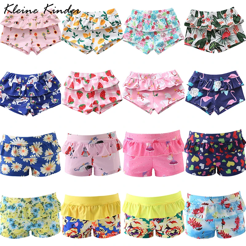 

Swimming Trunks for Children Girl Unicorn Strawberry Floral Baby Swimwear Bottom Panty Swimsuit for Girls Kids Bath Swim Trunks