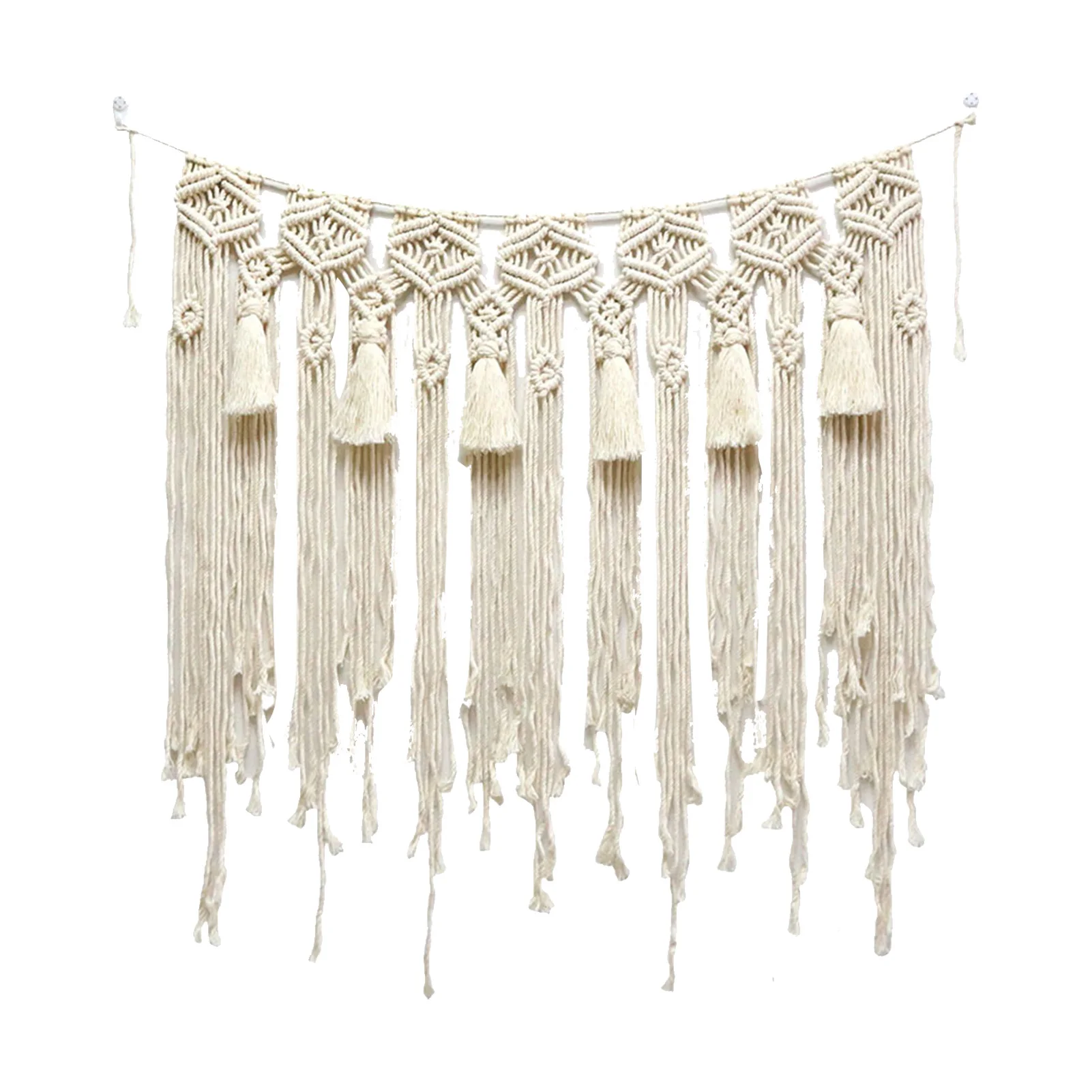

HOT 80X90cm Large Lace Wall Hanging Hand-woven Exquisite Decorative Tapestry Modern Boho Living Room Bedroom Wall Decoration