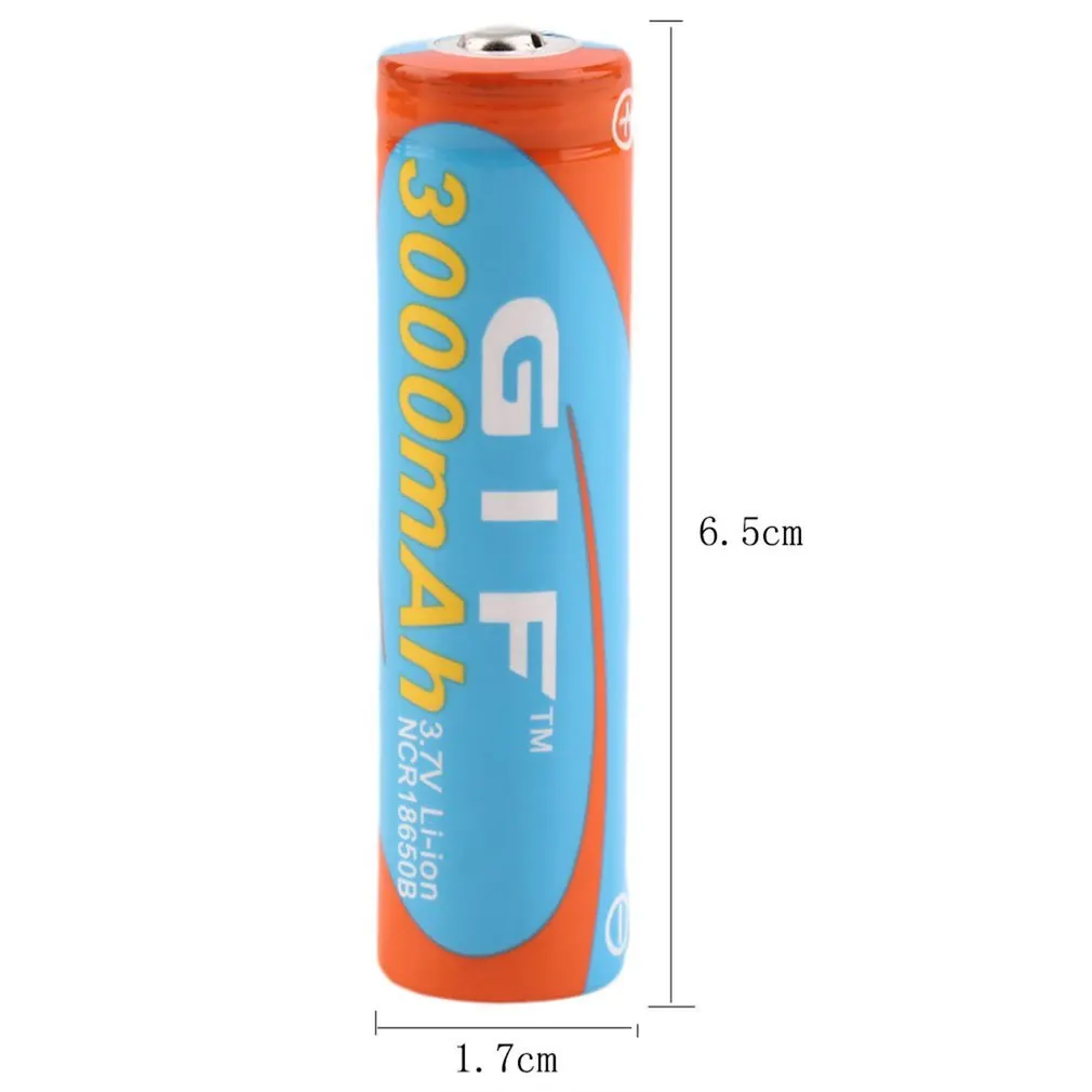 Safe Environmental Friendly 3.7V 18650 3000mAh Li-ion Rechargeable Battery Perfect For LED Flashlight Electronic Gadgets Torch |