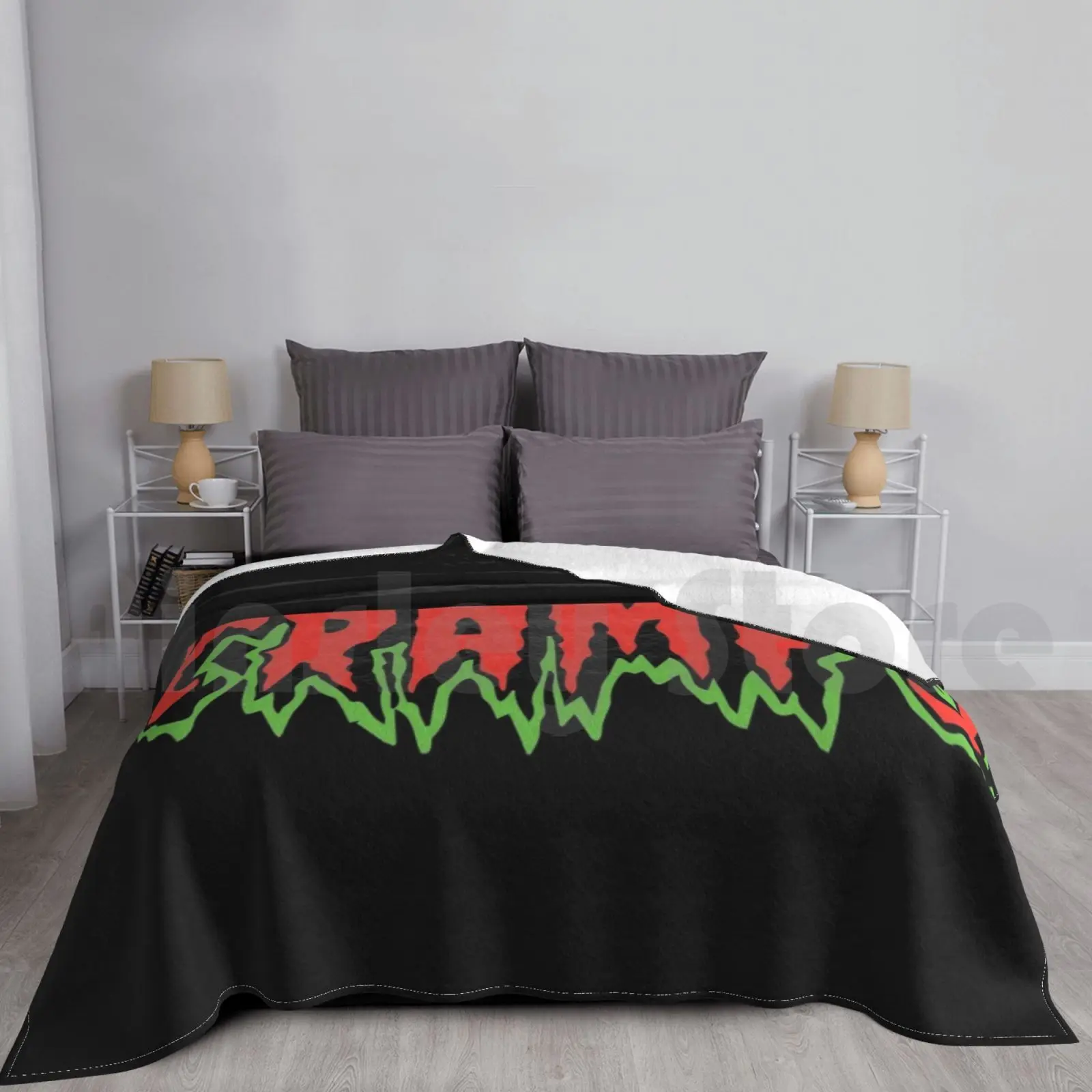 

Cramps Blanket For Sofa Bed Travel Cramps The Cramps Band Punk Rock Psychobilly