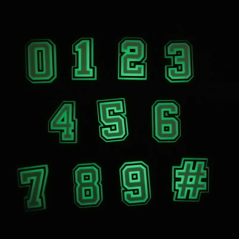 

1pcs Luminous PVC Shoe Charms Fluorescence Anime Letters Glowing Shoe Accessories Decorations Kids Adult Charms Home Decor