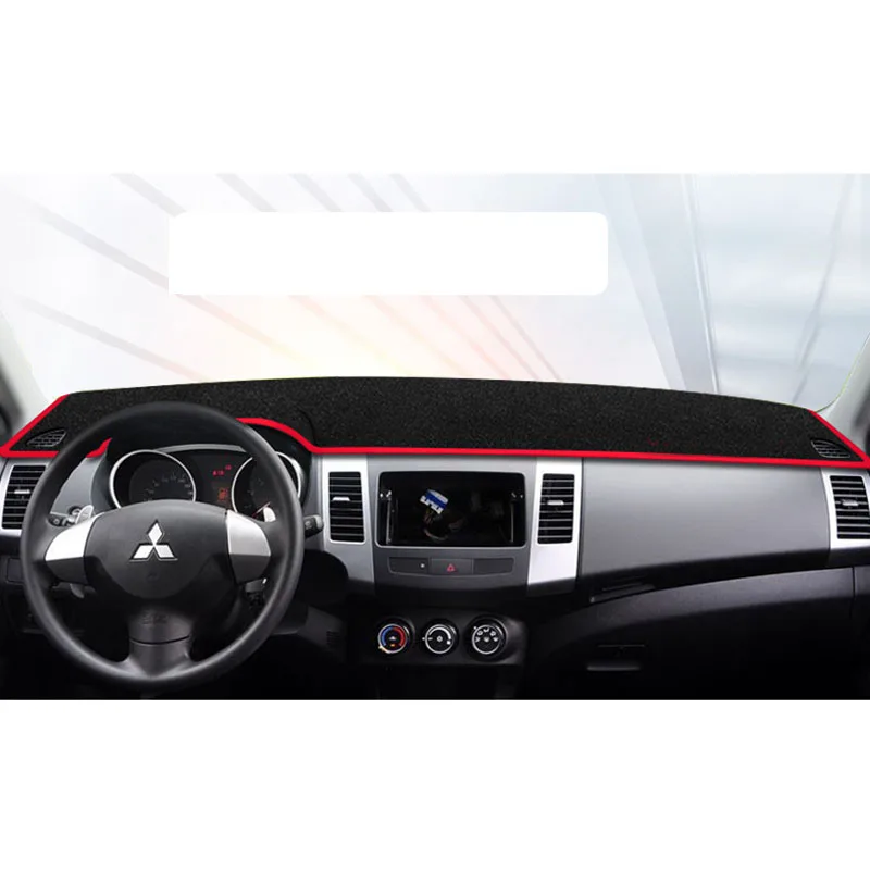 Lsrtw2017 полиэстер автомобиля dasbhoard коврик для mitsubishi outlander xl 2006 2007 2008 2009 2010 2011 2012 аксессуары для интерьера
