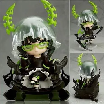 Японский Аниме Черный Рок стрелок лезвие 292 # Dead Master Miku с зелеными рогами дьявола