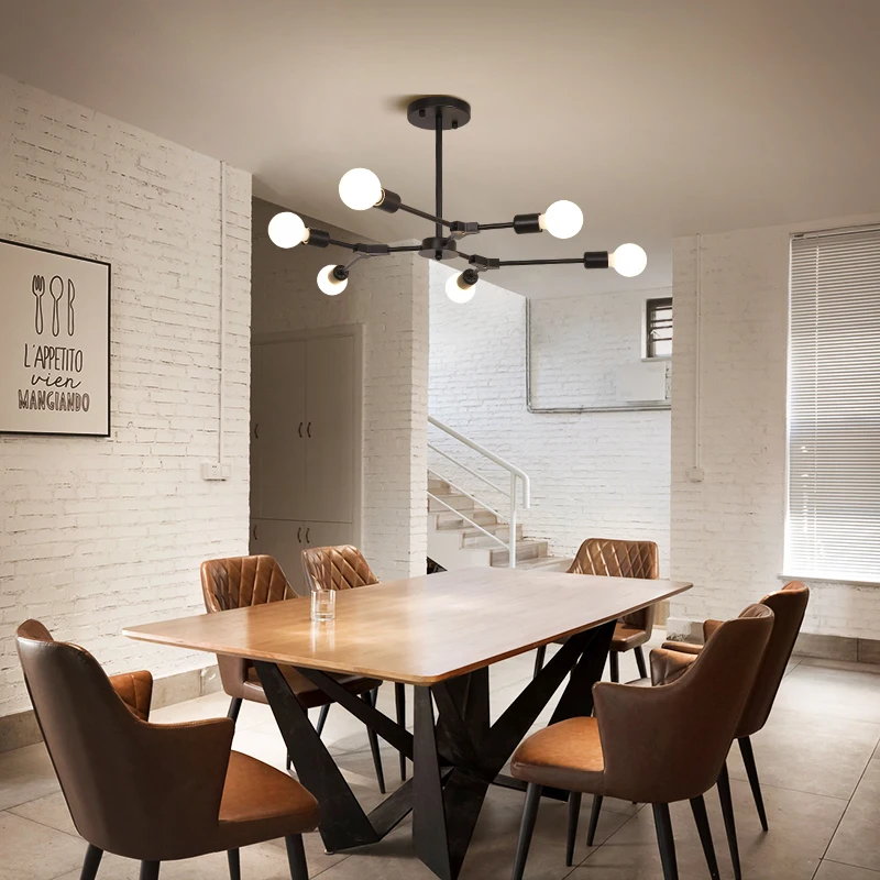 Нордическая молекулярная люстра освещение для гостиной современная простая