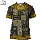 Футболка Мужскаяженская унисекс с 3D-принтом, уличная одежда в стиле ретро, харус, Хаус, Египетский Бог, глаза Египта, Фараон, лица Анубиса