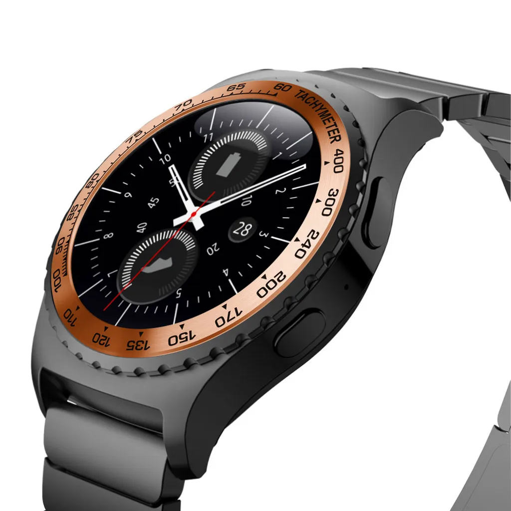 Mosunx высококачественная нержавеющая сталь для Samsung Gear S2 классическое кольцо