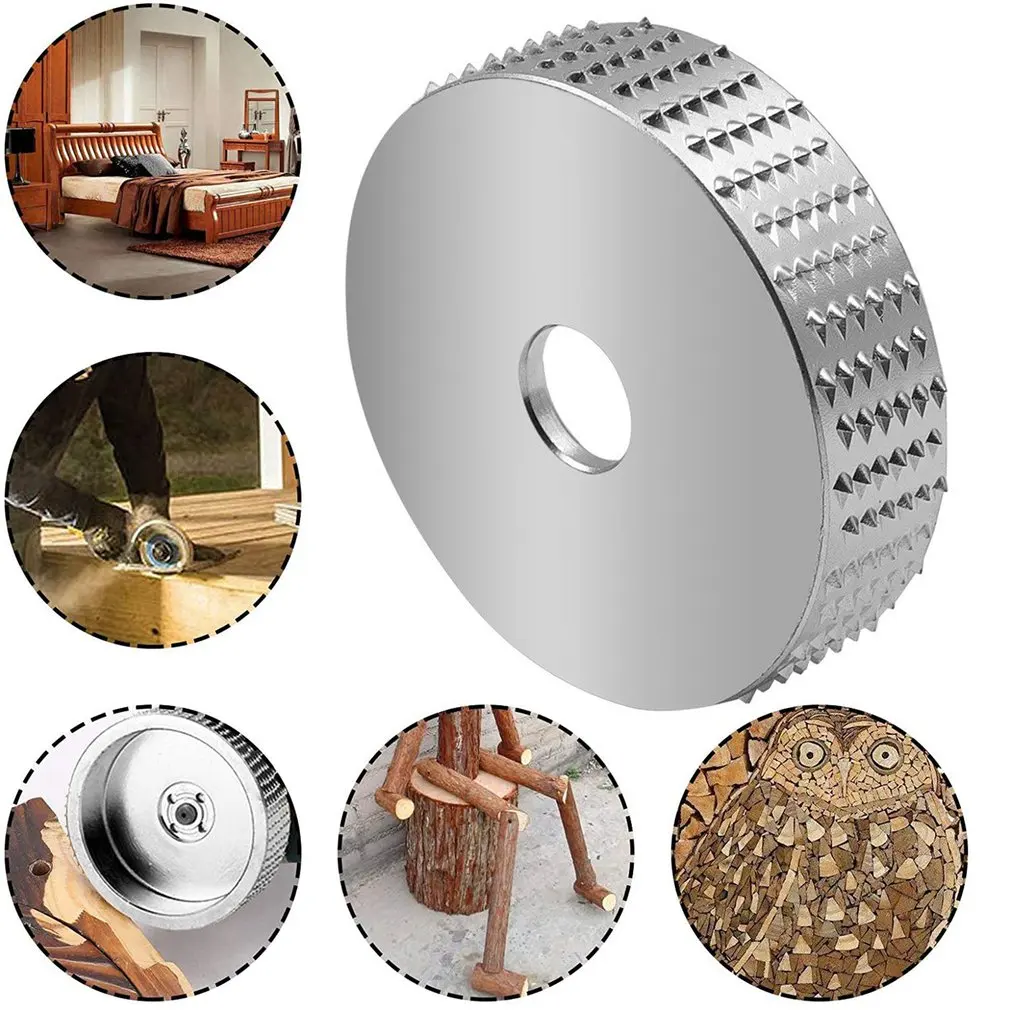 Round Wood Angle Grinding Wheel 16mm Bore Shaping Sanding Carving Rotary Woodworking Tool For Grinder | Инструменты