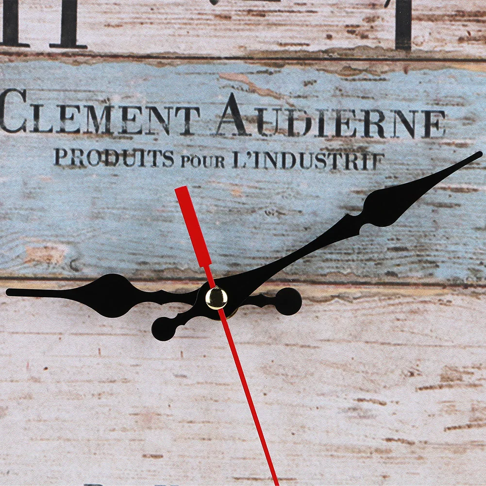 12 дюймовые винтажные настенные часы с арабскими цифрами бесшумные деревенские в