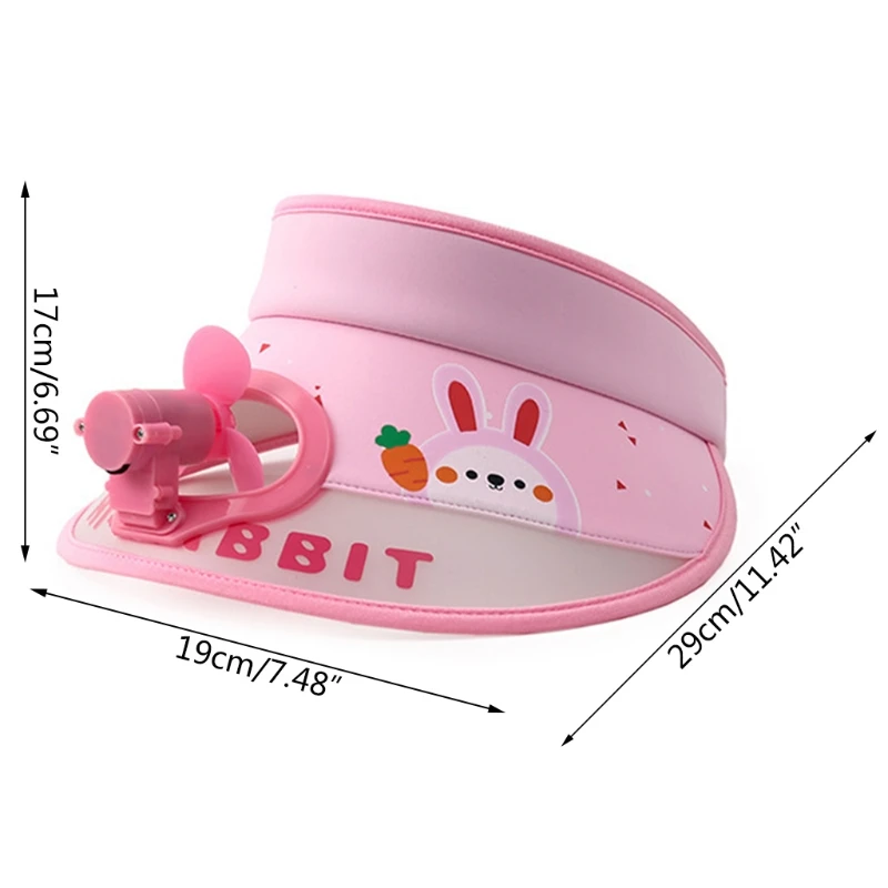 

1PC USB Charging Fan Hat with Adjustable Cap Circumference Portable USB Breathable Sun Cap with Fan Electric Gadget