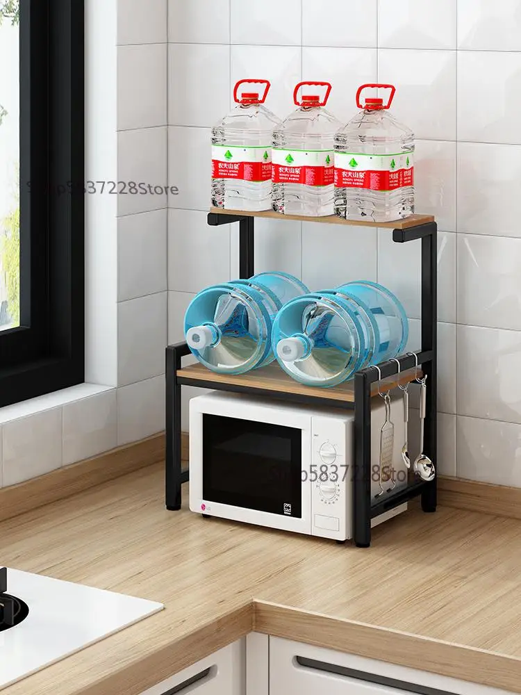 Полка кухонная настольная Двухуровневая полка для микроволновой печи и духовки |
